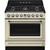 Cocina de Gas Smeg TR90GMP Victoria Color Crema 90cm