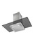 Campana de Pared T Invertida Decorativa Smeg KBT900VE Estética Universal Acero Inoxidable 90cm