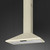 Campana Trapecio de Pared Decorativa Smeg KSED95PE Estética Universal Acero Inoxidable Color Crema 90cm