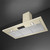 Campana Trapecio de Pared Decorativa Smeg KSED95PE Estética Universal Acero Inoxidable Color Crema 90cm