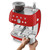 Cafetera Espresso Manual con Molinillo Integrado Smeg EGF03RDEU Rojo Estética 50 Style