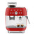 Cafetera Espresso Manual con Molinillo Integrado Smeg EGF03RDEU Rojo Estética 50 Style