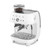 Cafetera Espresso Manual con Molinillo Integrado Smeg EGF03WHEU Blanco Estética 50 Style