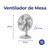 Ventilador de Sobremesa Jata JVVM3026 5 Aspas 53CM 45W