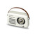 Radio Retro Sogo SS-8640 con Altavoz BT beige