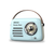 Radio Retro Sogo SS-8635 con Altavoz BT Azul
