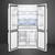 Frigorífico Smeg FQ60BDE 4 Puertas Libre Instalación Universal FQ60BDE No Frost Total Blanco 90x182 cm
