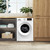Lavadora Carga Frontal Beko B1XW862WSPT 8 kg 1200 rpm Clase A Blanco