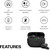 Auriculares Bluetooth JBL WAVE BEAM True Wireless deep bass