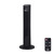 Ventilador de Torre Edm 60W 78,3 cm 3 Velocidades con Mando a Distancia 33504 Negro