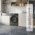 Lavadora Carga Frontal Corberó CLW1006DG 10 Kg 1400 Rpm Motor Inverter Color Gris