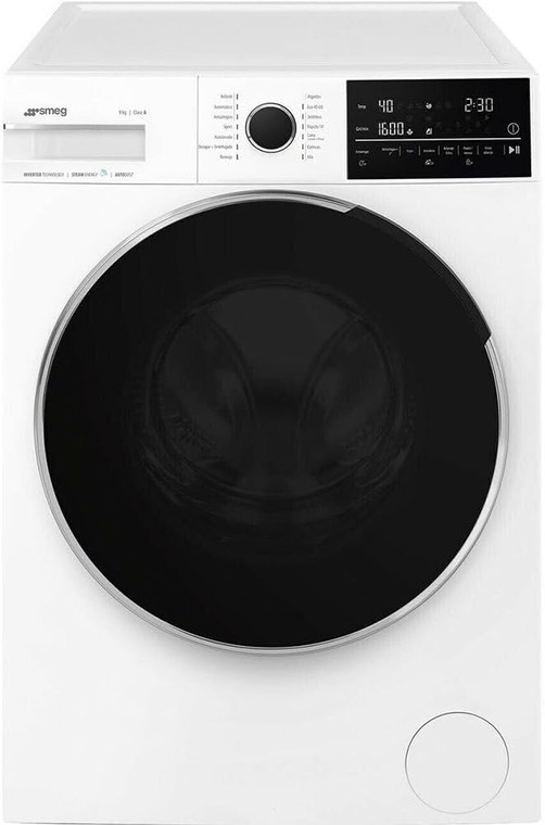 Lavadoras Carga Frontal Smeg Premium+ 9kg WNP96SLAAES 1600RPM Steam Autodose