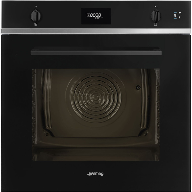 Horno 60cm Smeg SO6401S2B Compacto Combinado Vapor Negro Funciónes de Limpieza