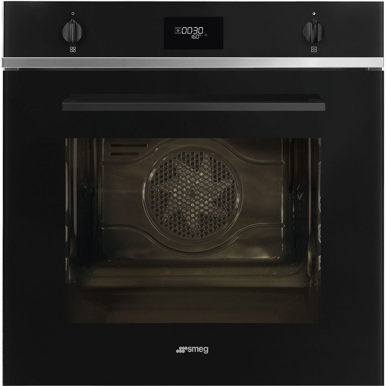 Horno 60cm Smeg SFP6401TB Termoventilado pirolítico Multifunción Selección Negro Funciónes de Limpieza