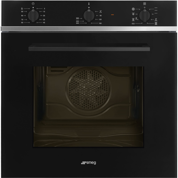 Horno 60cm Smeg SF64M3TB Ventilado Multifunción Selección Negro Funciónes de Limpieza