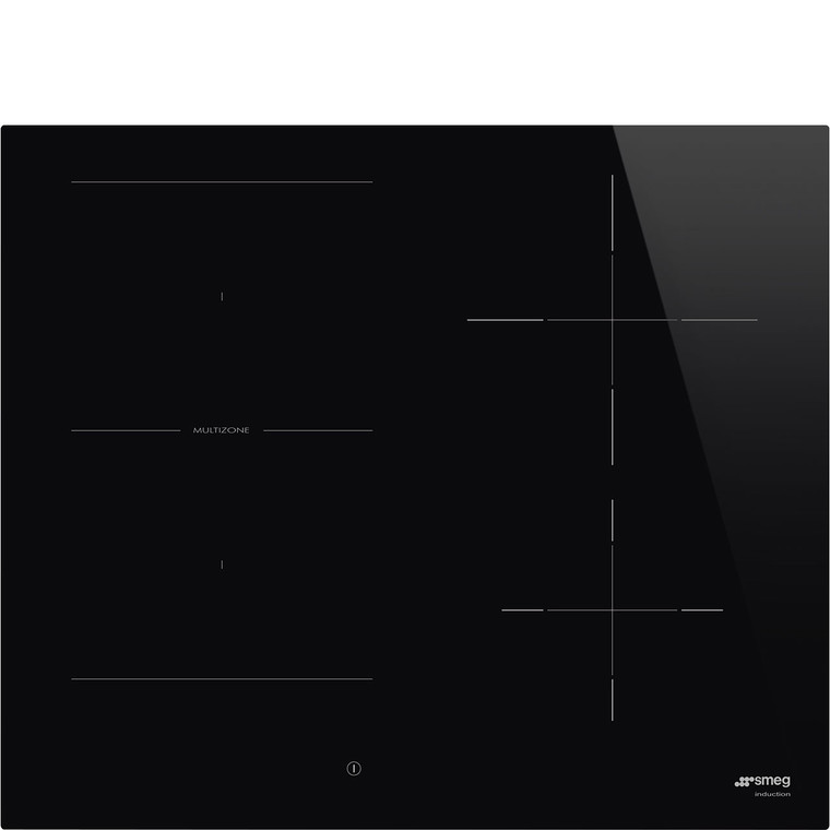 Encimera de Inducción 60cm Smeg SI1M4644D Estética Universal Negro