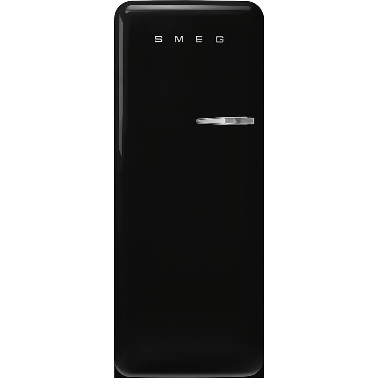 Frigorífico Smeg FAB28LBL6 Estilo Retro Libre Instalación Monopuerta Negro con Bisagra Izquierda