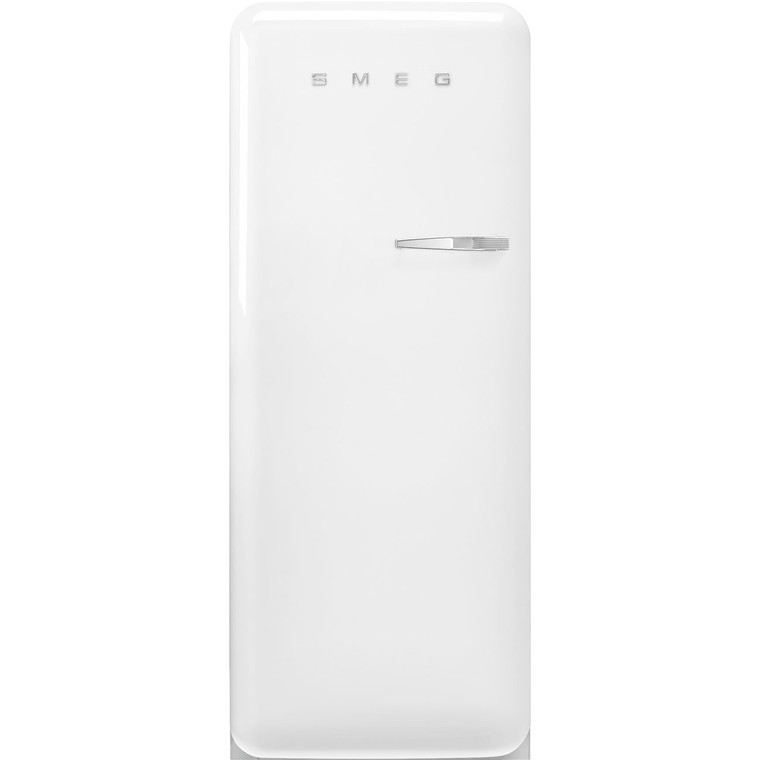 Frigorífico Smeg FAB28LWH6 Estilo Retro Libre Instalación Monopuerta Blanco con Bisagra Izquierda