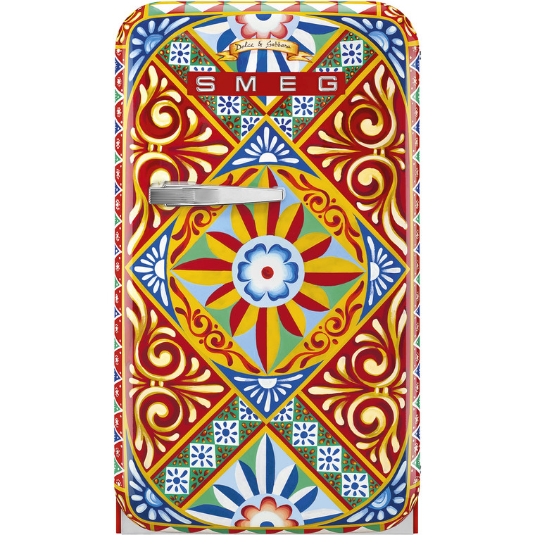 Frigorífico Monopuerta Smeg FAB5RDGC6 retro Bisagras derecha Color D&G Carretto