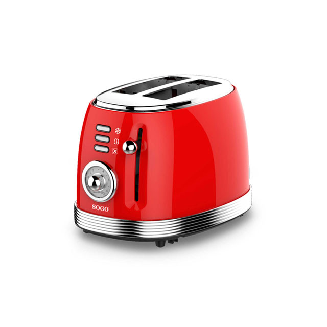 Tostadora Sogo SS-5460 2 Rebanadas Eternal Retro Rojo