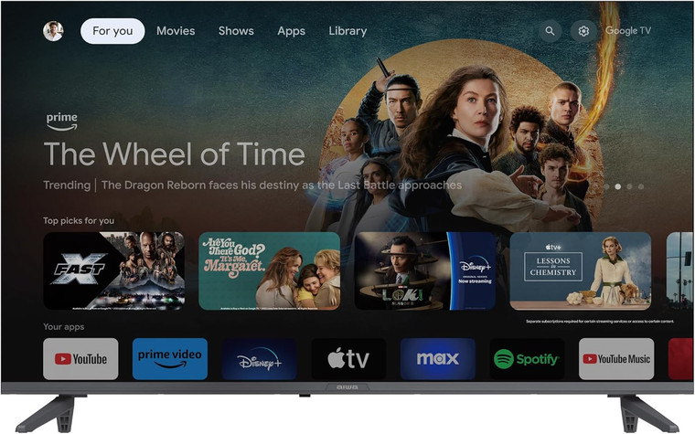 Tv led Aiwa 43" Full HD 43GO60804FHD  GOOGLE TV