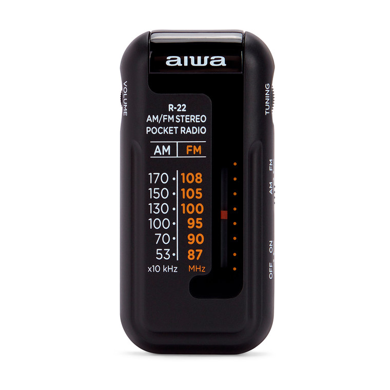 Radio Portátil de Bolsillo Aiwa R-22BK Negro