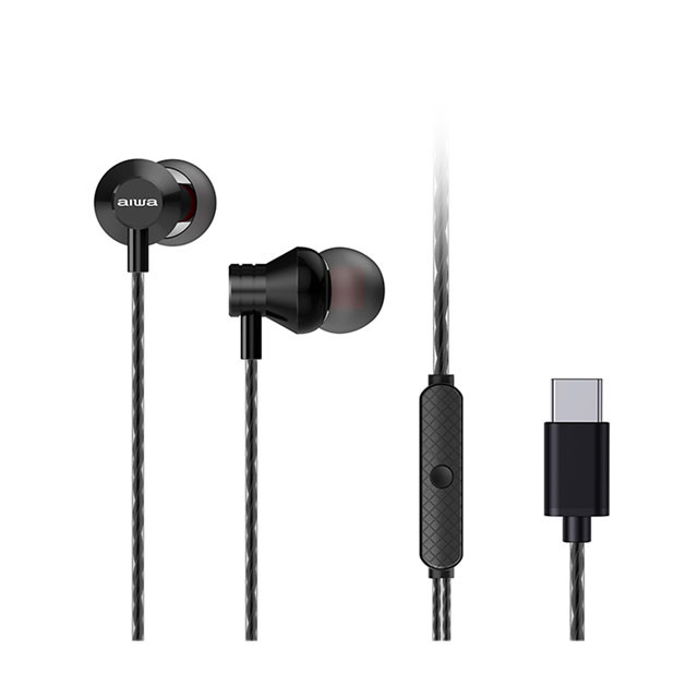 Auriculares Tipo-c Aiwa ESTM-50USB-C/BK Negro