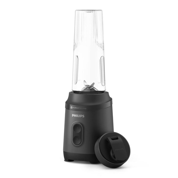 Batidora de vaso Philips HR2670 Smoothies 350 W 600 ml Portátil Negro