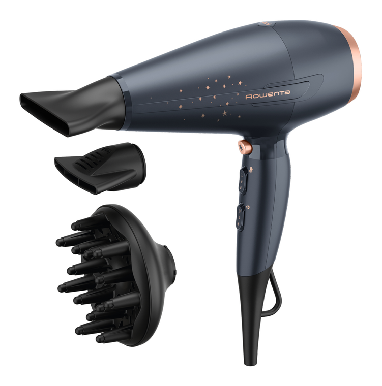 Secador de Pelo Rowenta Pro Power+ Salon Results 2x Longer Life con difusor CV7231FO