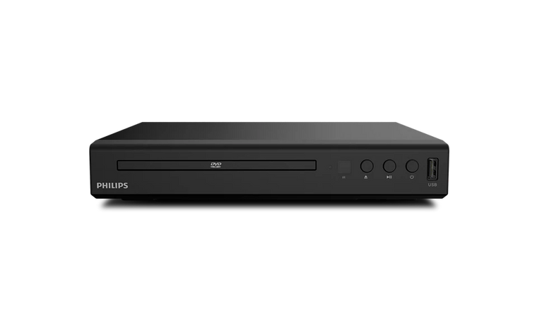 Reproductor de DVD TAEP200 Philips con USB y salida HDMI con procesamiento de vídeo de 12 bits