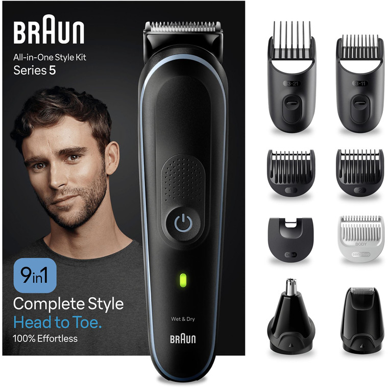 Cortapelos Braun Series 5 MGK5411 Multigroom Inox