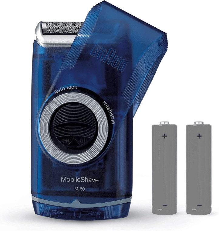 Afeitadora Braun MobileShave M60B Funcionamiento a pilas
