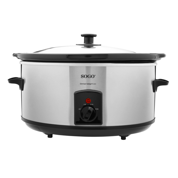 Olla lenta electrica Sogo SS-10795 5.5L Inox