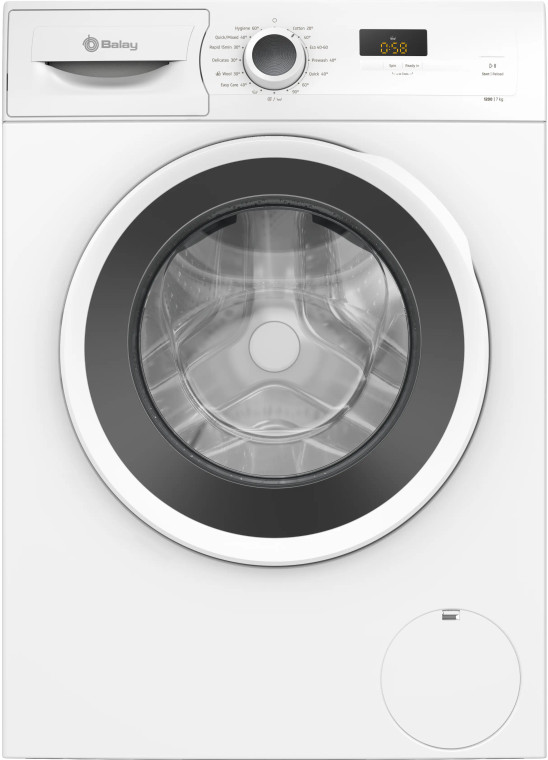 Lavadora de carga frontal 7KG Balay 3TS273BA 1200 rpm Blanco