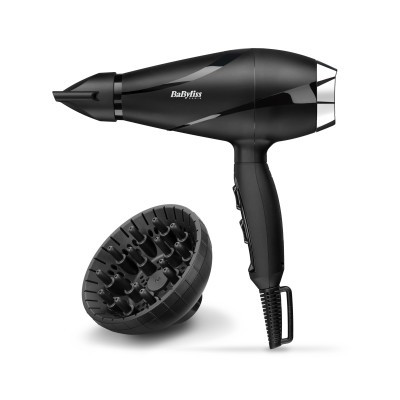 Secador de Pelo BaByliss Shine Pro 2200 Salon AC Motor 6713DE 110 km/h
