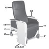 AL-68920 | BACK UPHOLSTERY FOR MODELS 533, 534 & 535