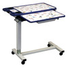 AL-85548 | PEDIATRIC OVERBED TABLE SPLIT TOP, SPECIFY PATTERN