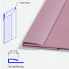AL-16986T | TOP CAP FOR WALL COVERING FOR .080 - .090" THICK PIECES