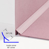 AL-55711T | INSIDE CORNER FOR WALL COVERIN FOR .080 - .090" THICK PIECES