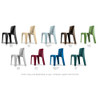AL-84723 | RAZORBACK STACKABLE CHAIR 30"H X 21"W X 21"L, SPCFY COLO