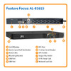 AL-81615 | LINE-INTERACTIVE UPS, 120V 500VA, 300W, 1U RACK/TOWER AL-81615 | LINE-INTERACTIVE UPS, 120V 500VA, 300W, 1U RACK/TOWER
