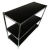 AL-91764 | WIRE SHELVING BLACK POLY LINER FOR ROUND POSTS, SPECIFY SIZE