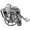 AL-70008 | 22" SOLID SEAT WHEELCHAIR DESK ARM, FOOTRESTS