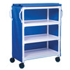 AL-66693 | 3 SHELF DELUXE LINEN CART 50"H X 40"W X 20"D