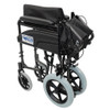 AL-95000 | LIGHTWEIGHT TRANSPORT CHAIR FULL ARM/FOOTREST- WEIGHS 26 L
