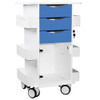 AL-93797 | CORE DX CART W/ HINGED DOOR 3-TOTAL LOCKING DRAWERS
