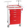 AL-93827 | VALOR CRASH CART 31-7/8"W X 39-7/8"H X 24-3/8"D