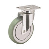 AL-86696 | 3" STAINLESS SWIVEL CASTER ANTIMICROBIAL, TOP PLATE