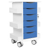AL-82349 | CORE CART W/ 6 LOCKING DRAWERS 22-7/8" W X 35-5/8"H X 19-5/8"