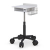 AL-85929 | LAPTOP CART METAL GREY POWDER COATED 24" X 24" WORK SURFACE